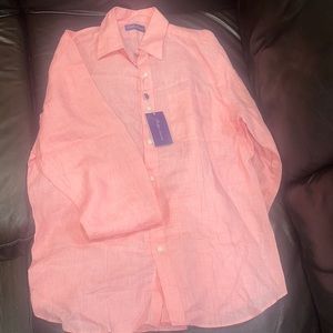 Men’s button down shirt.